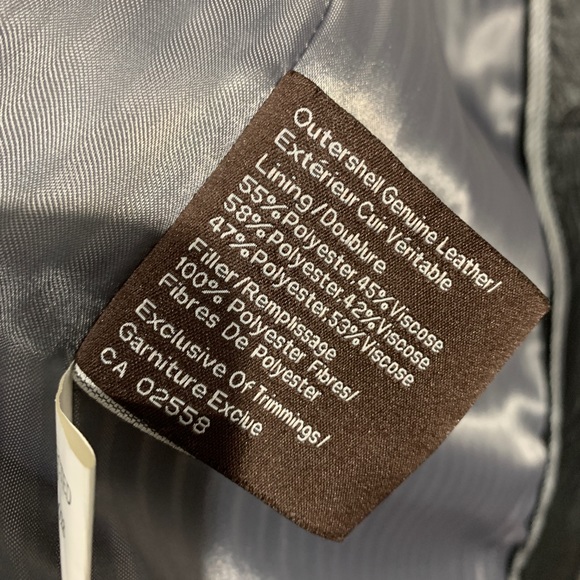 Danier long leather jacket - Picture 5 of 9